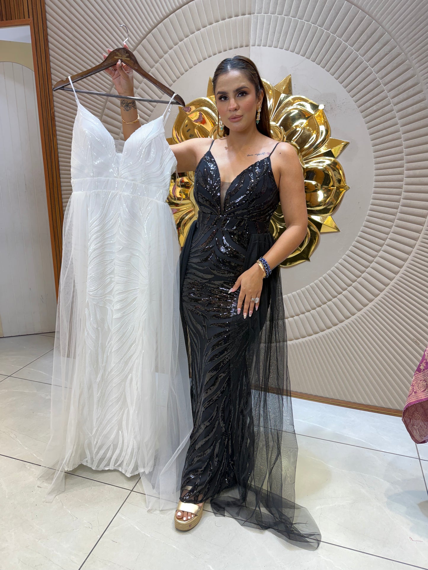 Beautiful elegent party wear dress pc2612