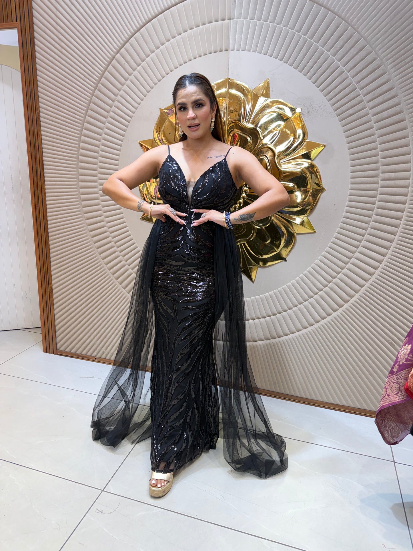 Beautiful elegent party wear dress pc2612