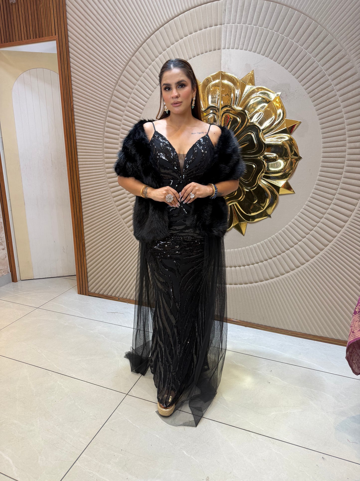 Beautiful elegent party wear dress pc2612