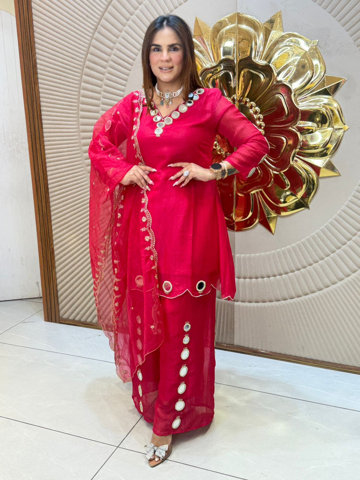Beautiful elegant partywear suit pc2786