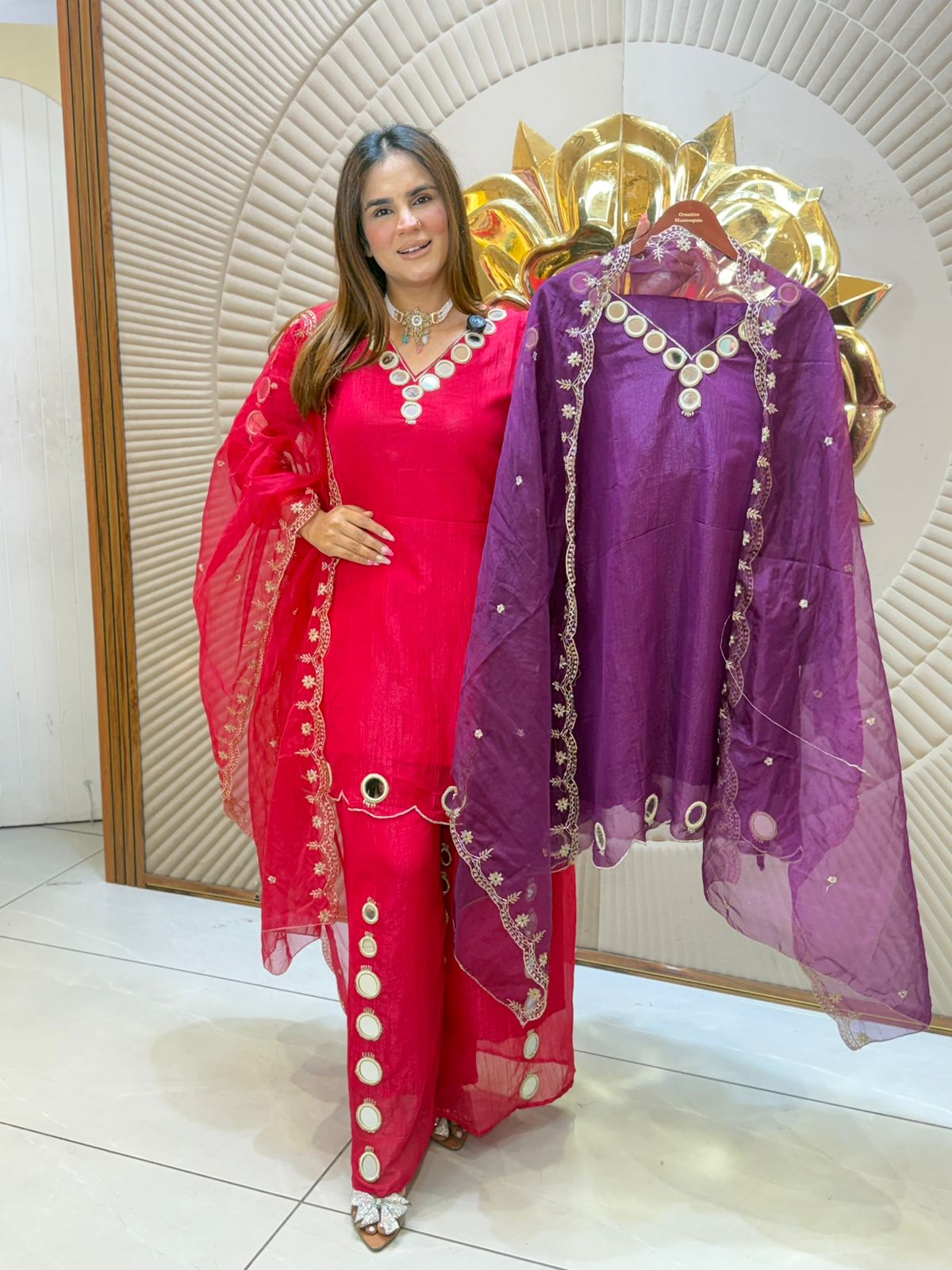 Beautiful elegant partywear suit pc2786
