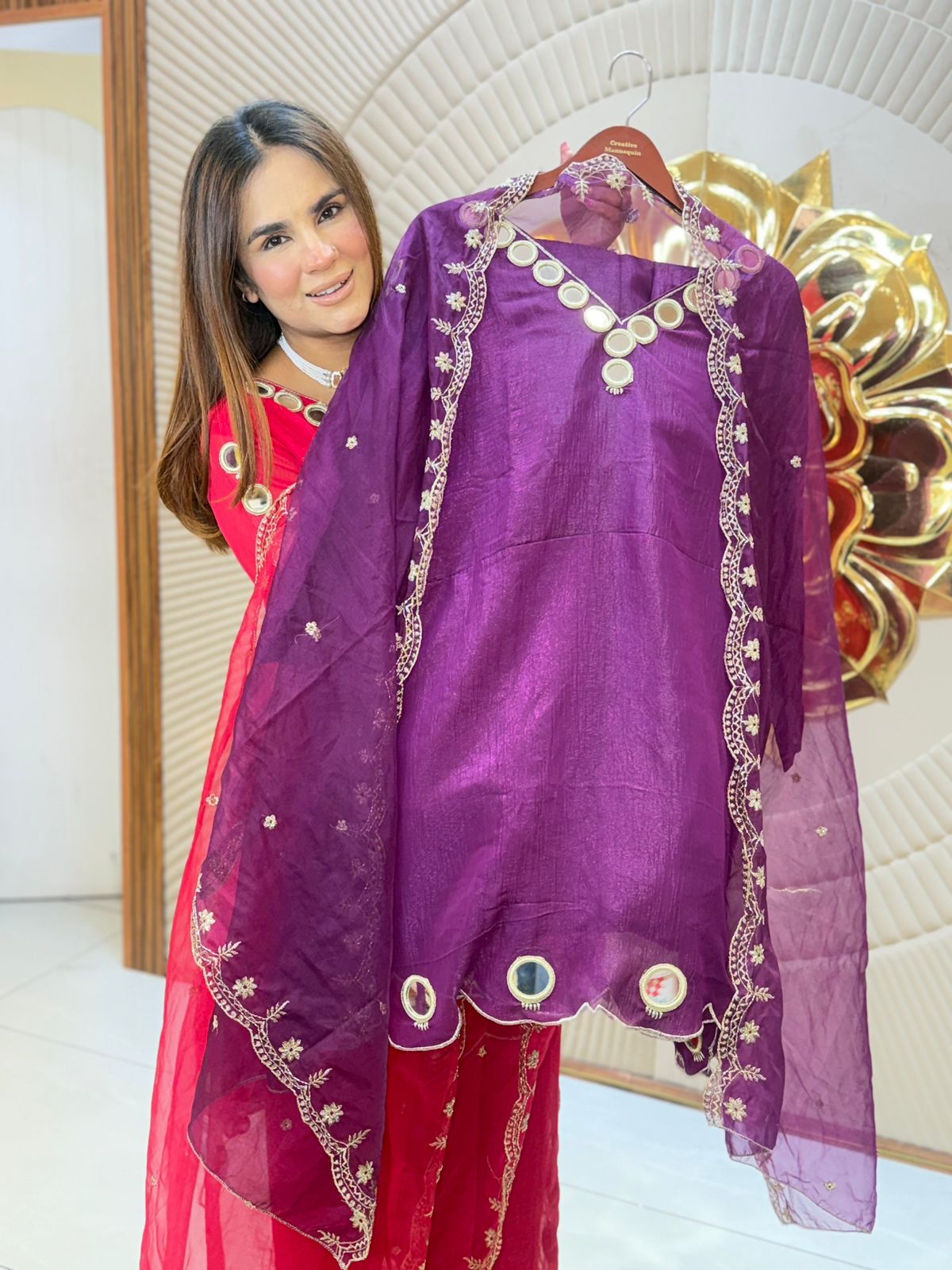 Beautiful elegant partywear suit pc2786