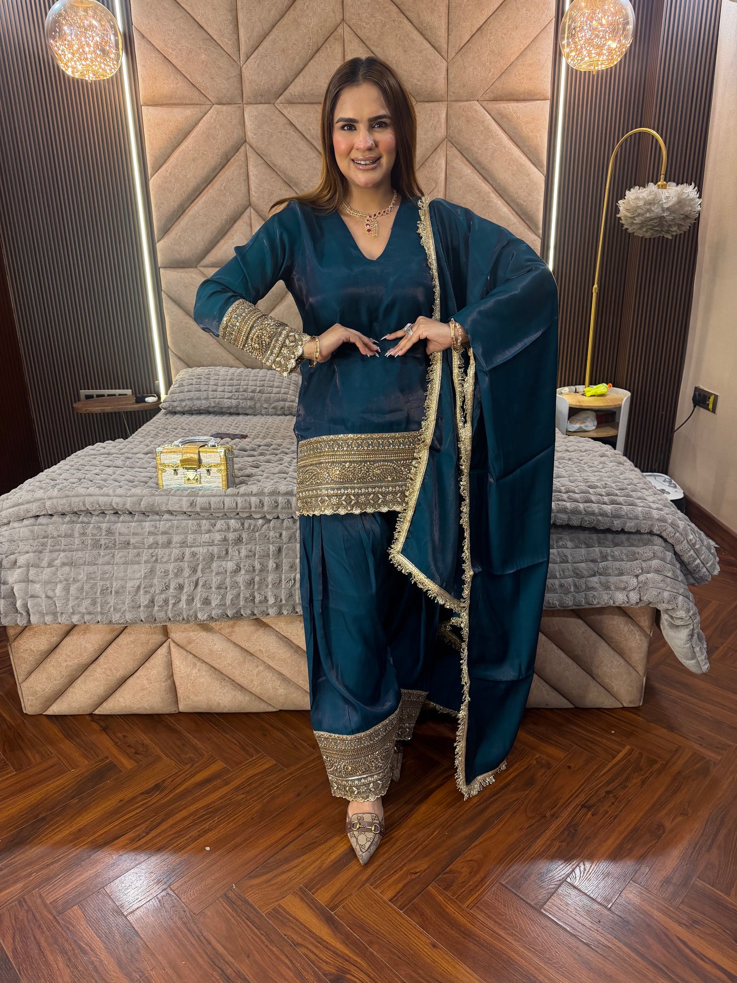 Cotton silk suit pc2654