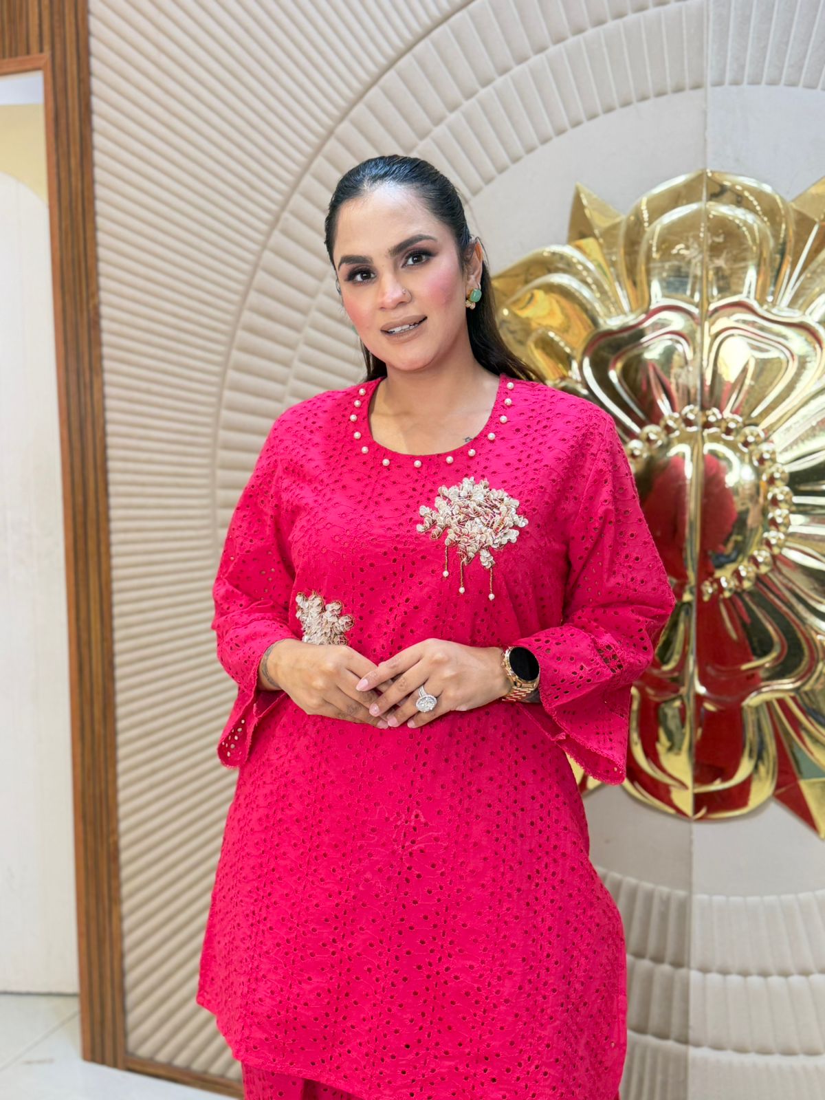 Beutiful elegent partywear cordset pc2918