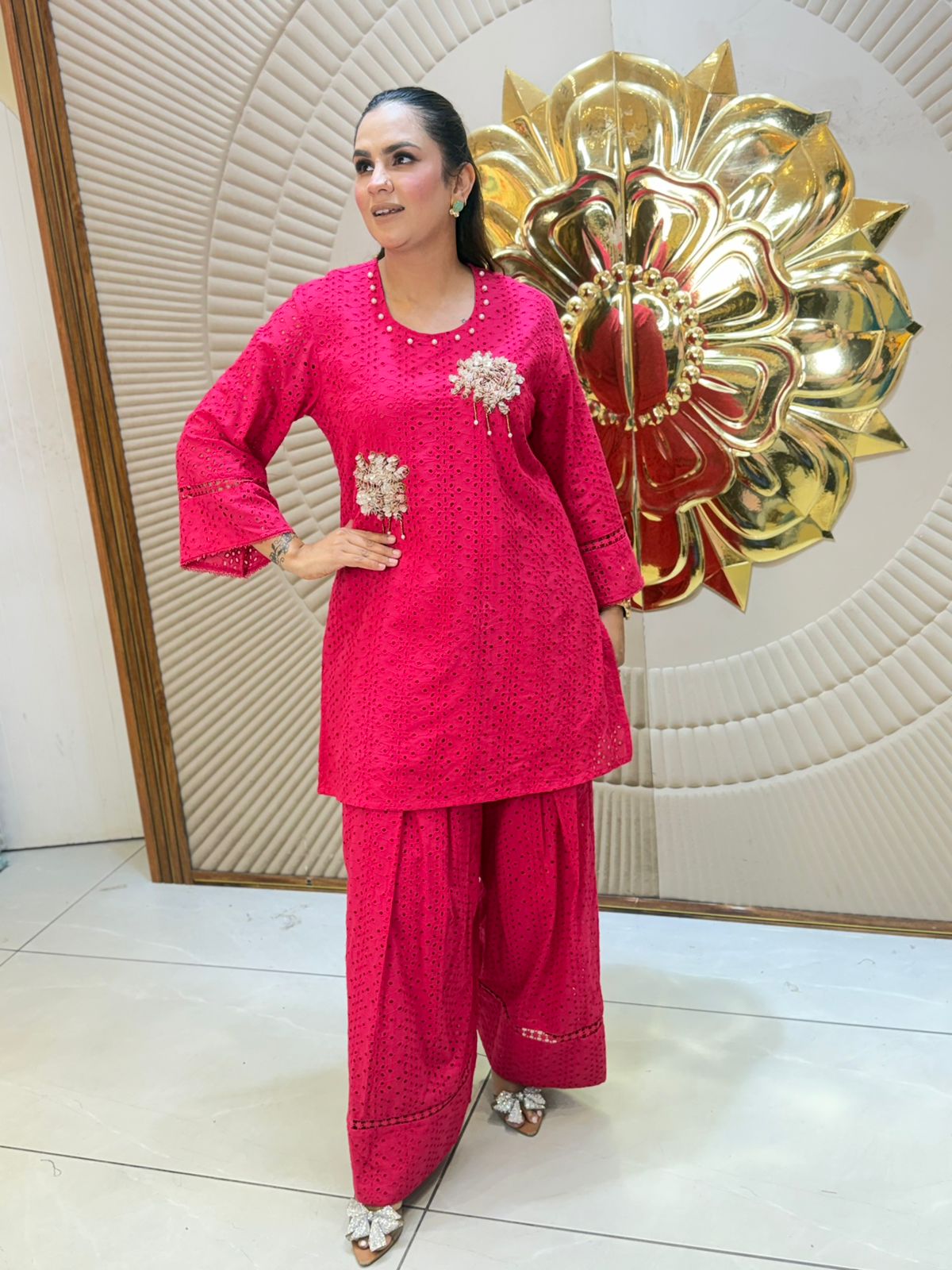 Beutiful elegent partywear cordset pc2918