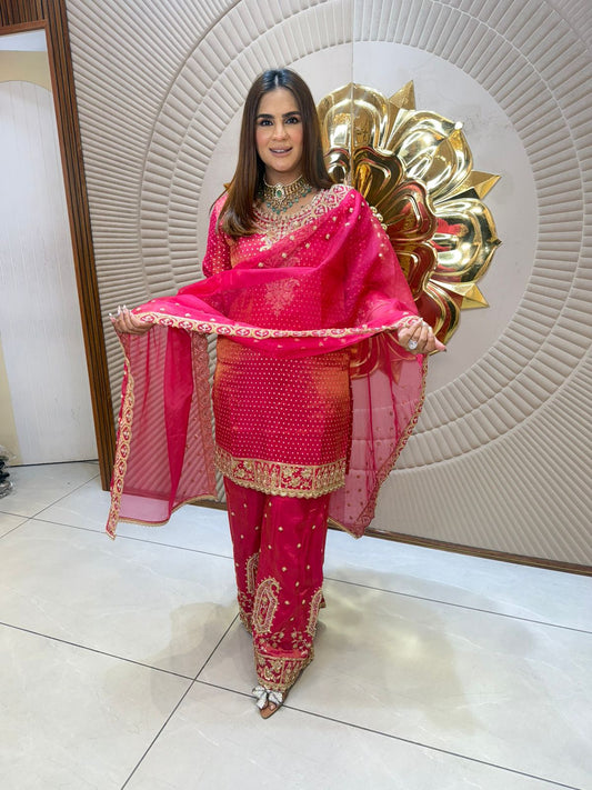 Beautiful elegant partywear suit pc 2778