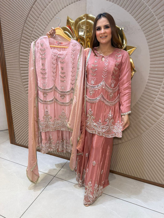 Beautiful elegant party wear suit pc 2787