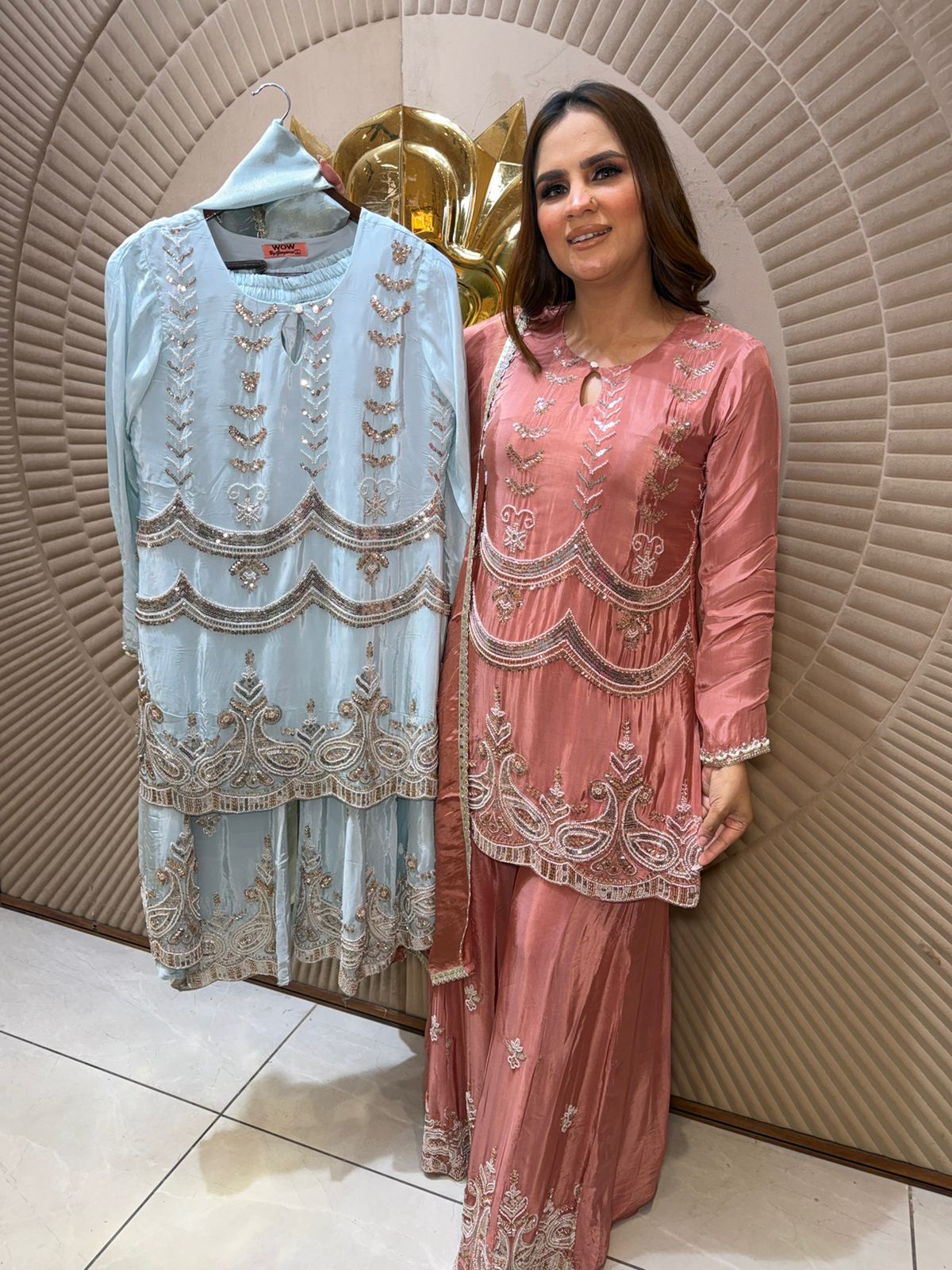 Beautiful elegant party wear suit pc 2787