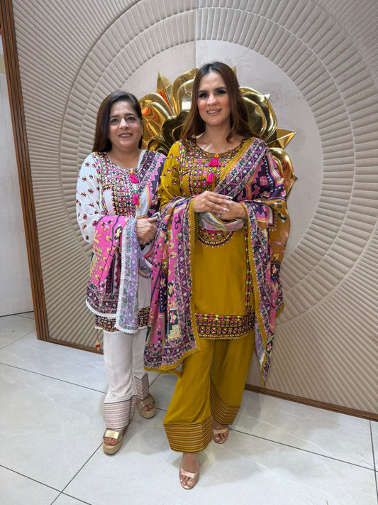 Beautiful elegant party wear suit pc 2784