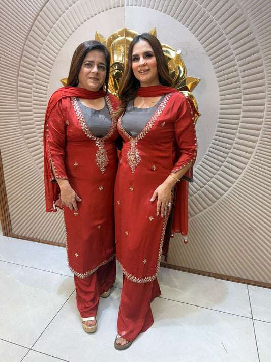 Beautiful Elegant partywear suit pc 2791