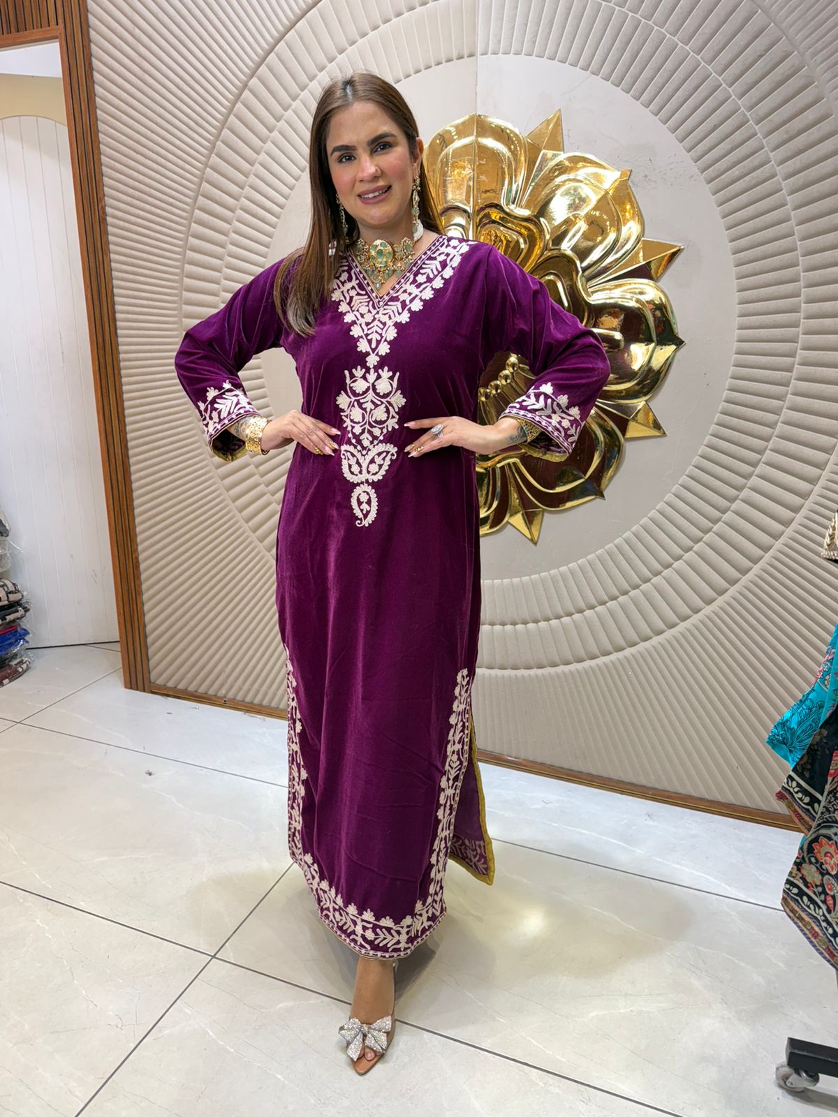 Beautiful elegant warm dress 👗 pc-2417