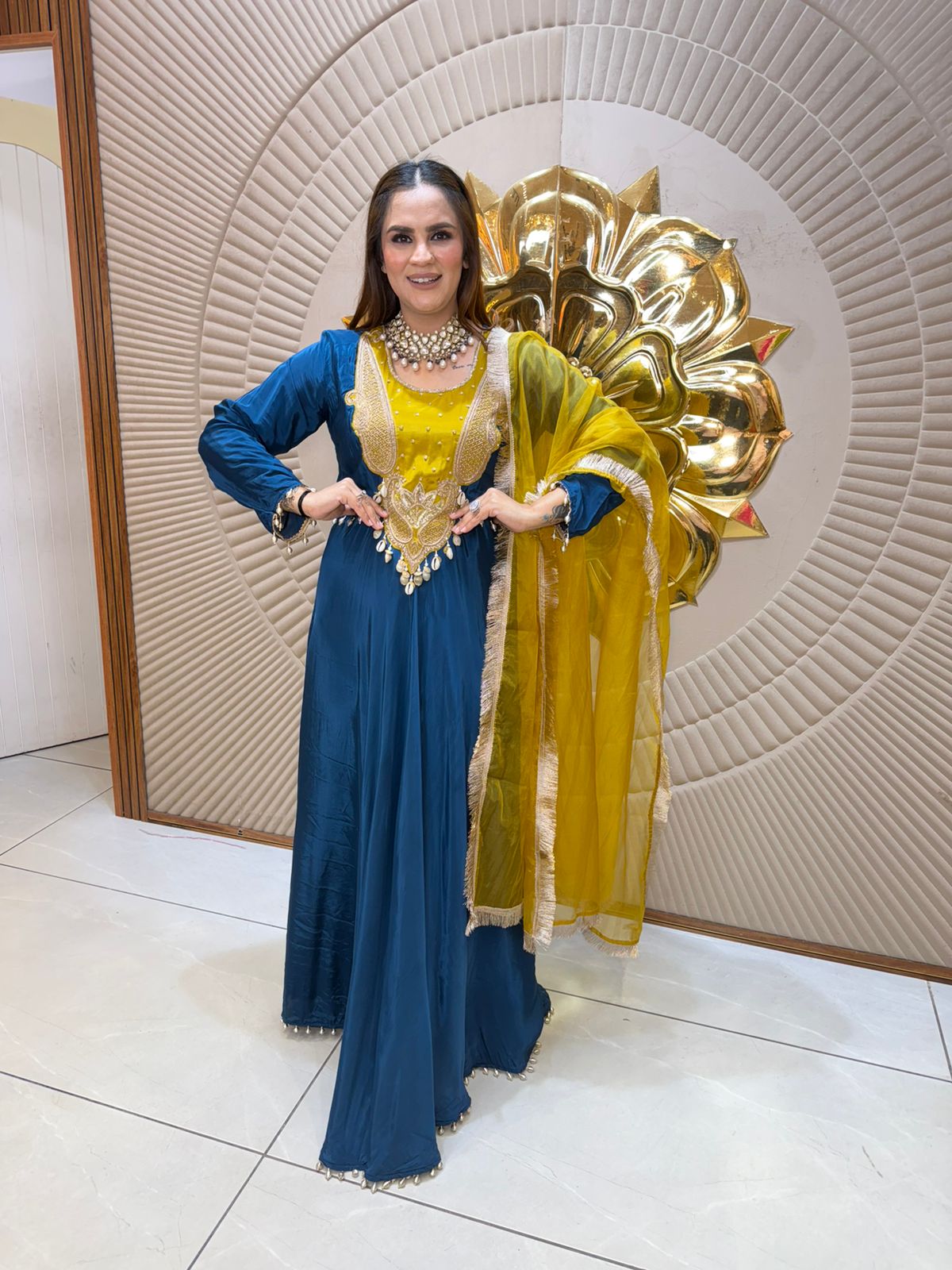 Beautiful elegant party wear suit pc2847