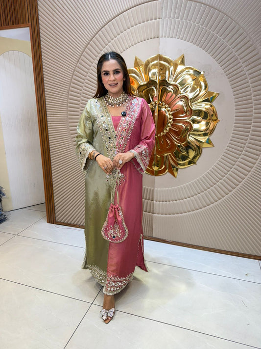 Beautiful elegant partywear kaftan pc2849