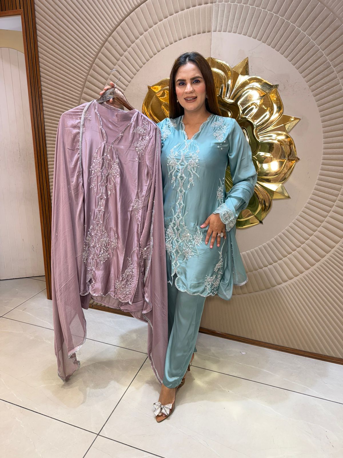 Beautiful elegant partywear suit pc2588