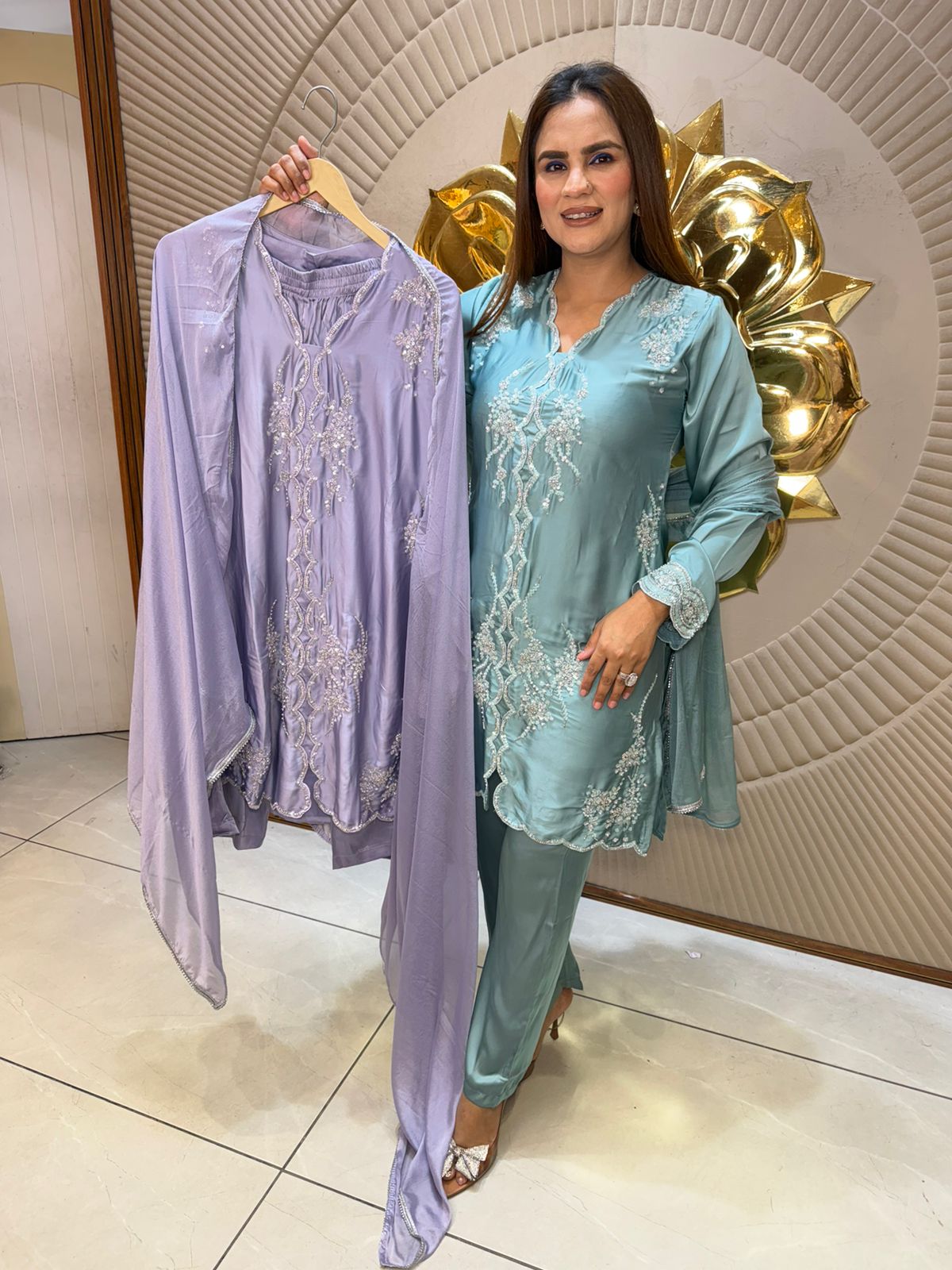 Beautiful elegant partywear suit pc2588