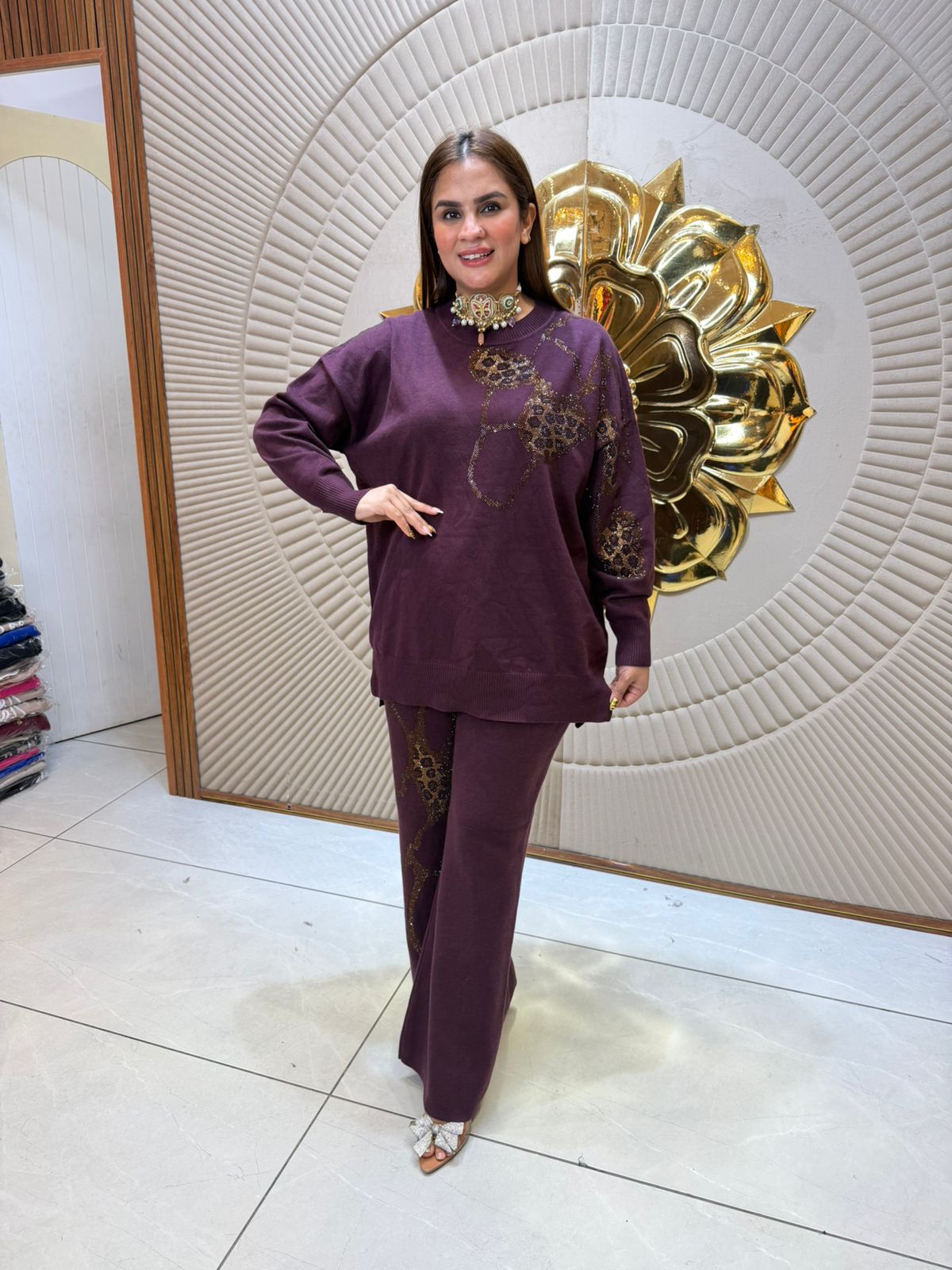 Beautiful elegant cord set pc2438