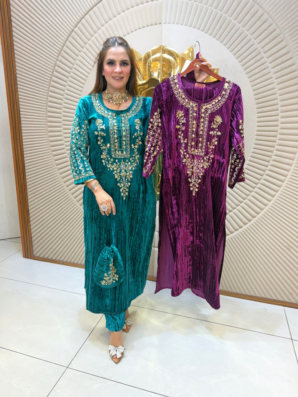 Beautiful elegent cordset with potli pc2494