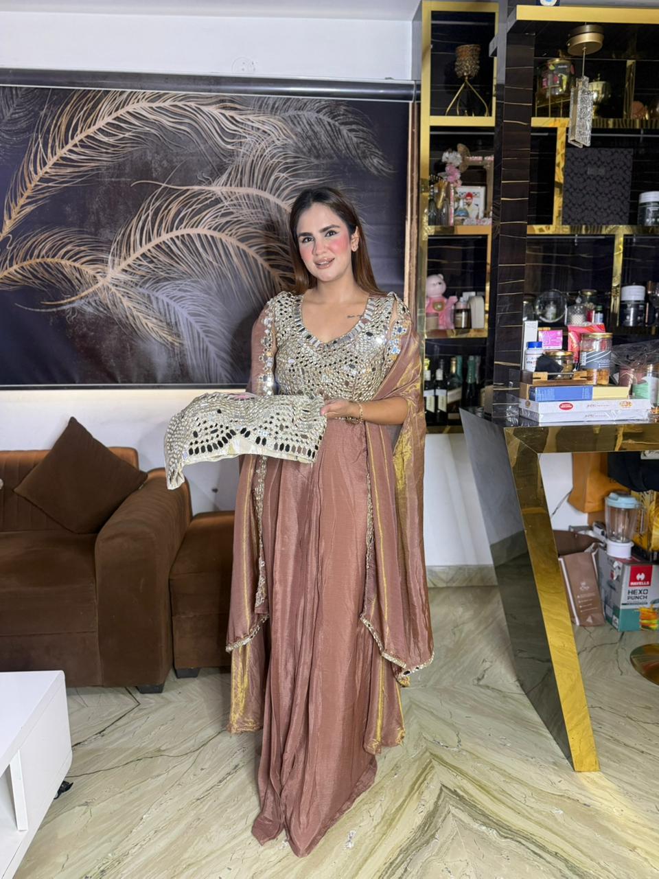 Beautiful elegant party wear dress pc2682