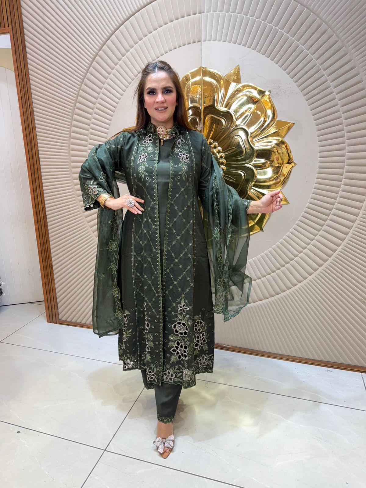 Beautiful elegent pure silk 4pc set pc2486