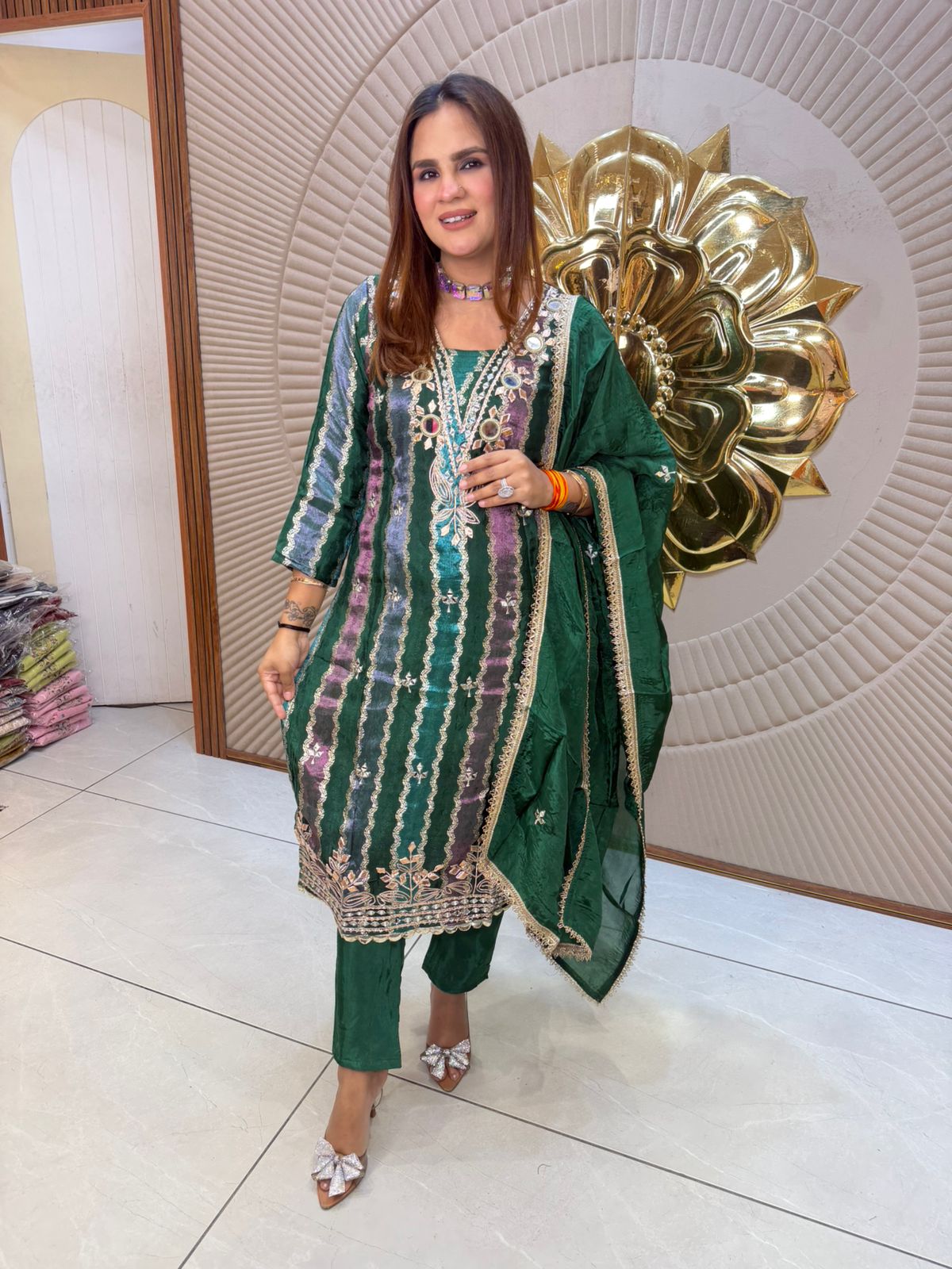 Beautiful elegant party wear suit pc2690