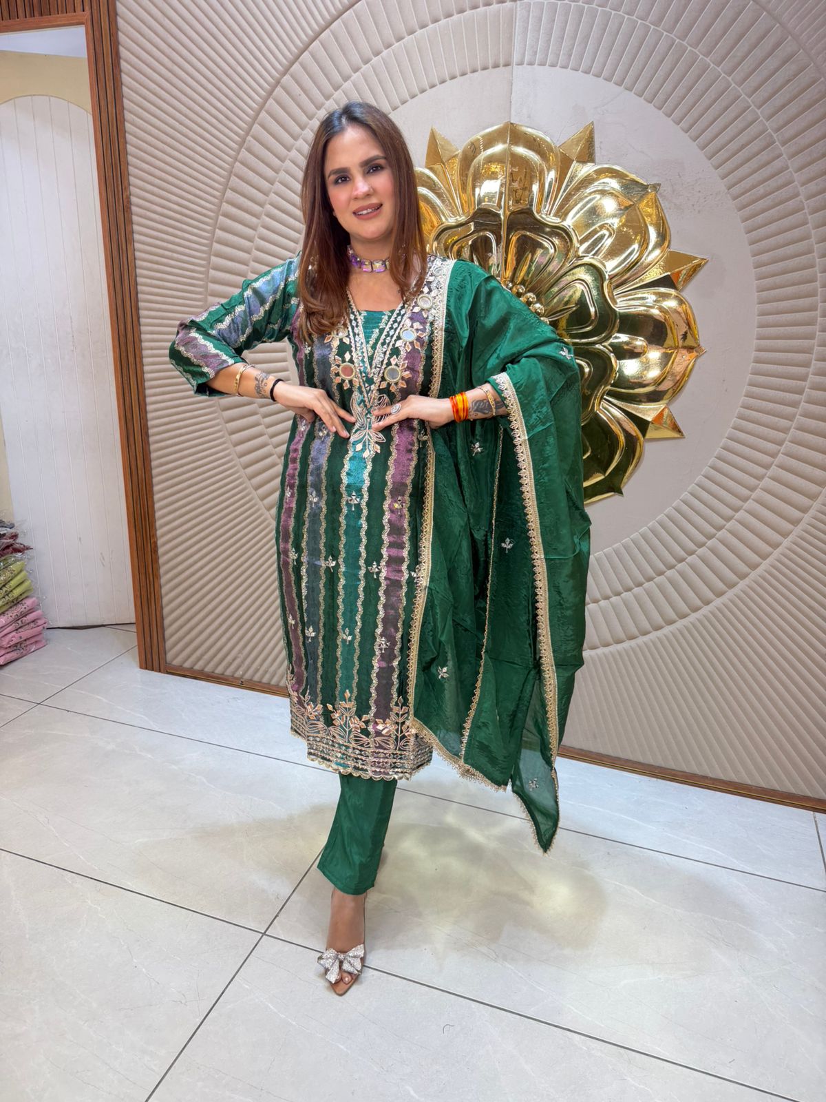 Beautiful elegant party wear suit pc2690