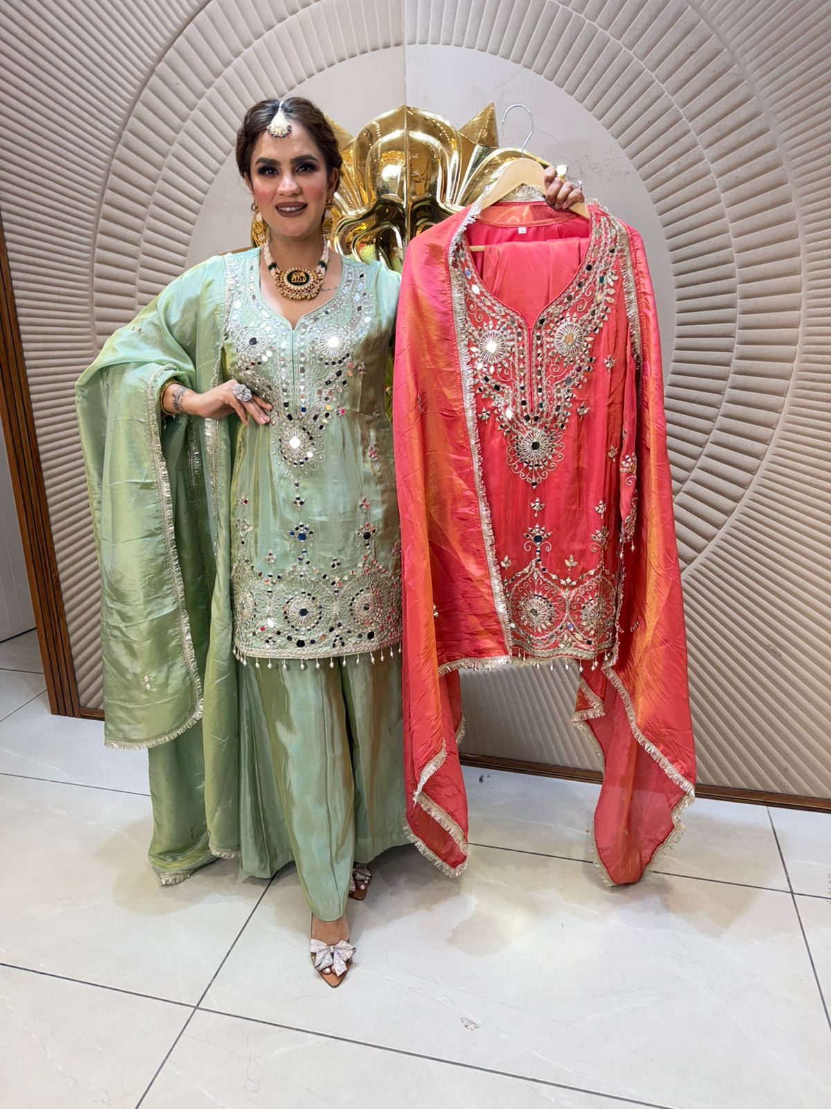 Beautiful elegent partywear suit pc2509