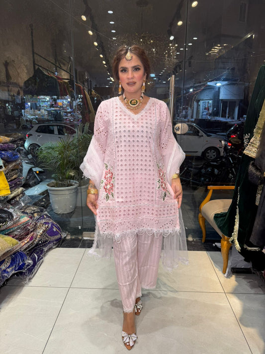 Beautiful elegent cotton pakistani suit pc2500