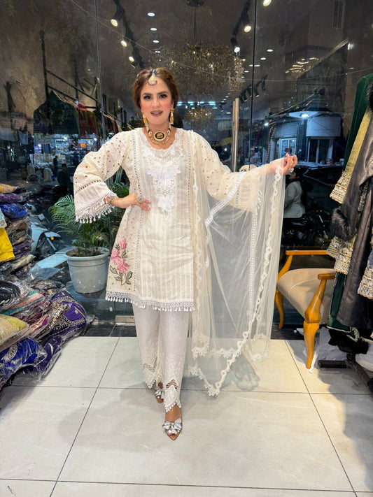 Beautiful elegent cotton Pakistani suit pc2499