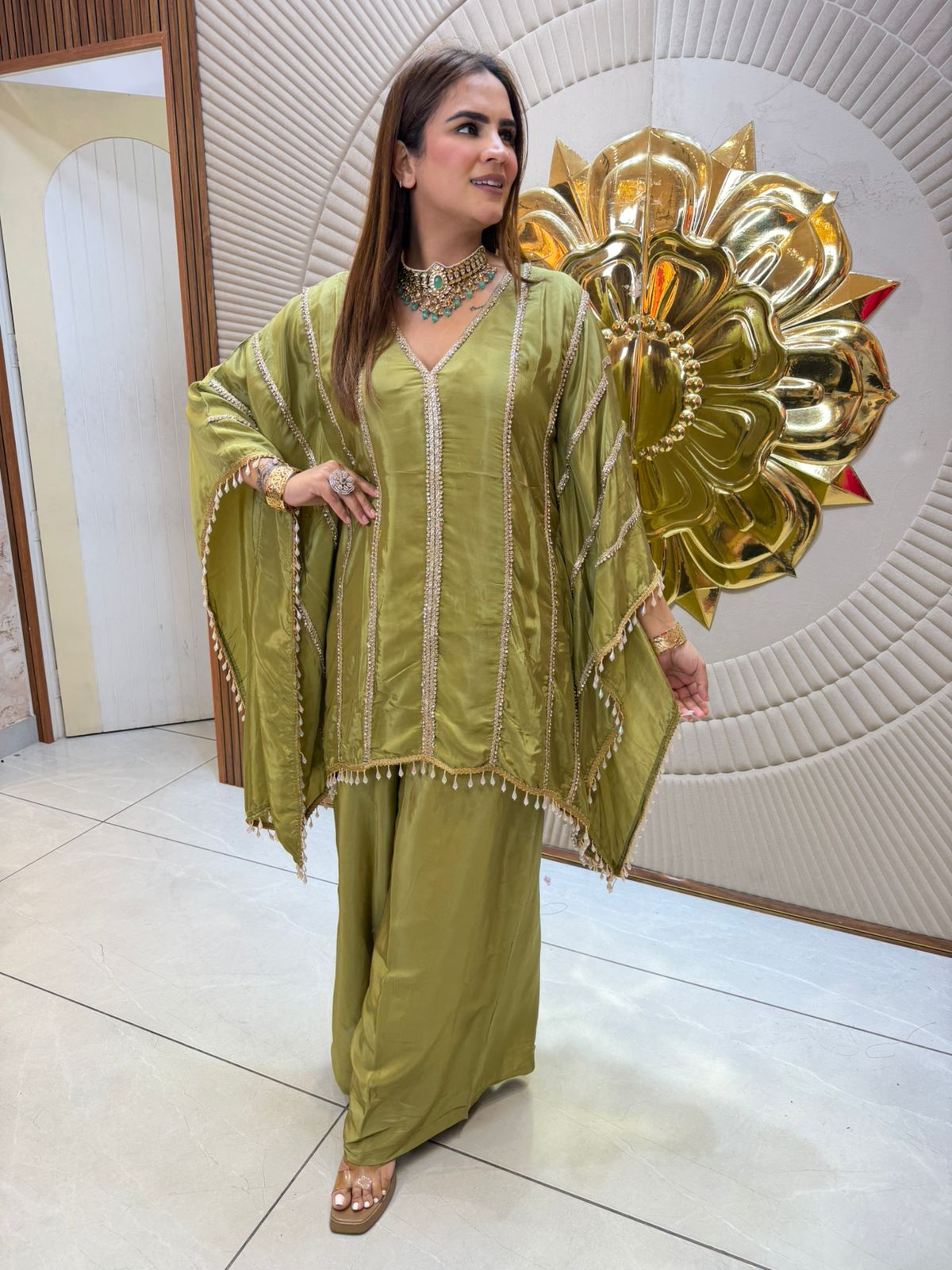 Beautiful elegent designer kaftan pc2531
