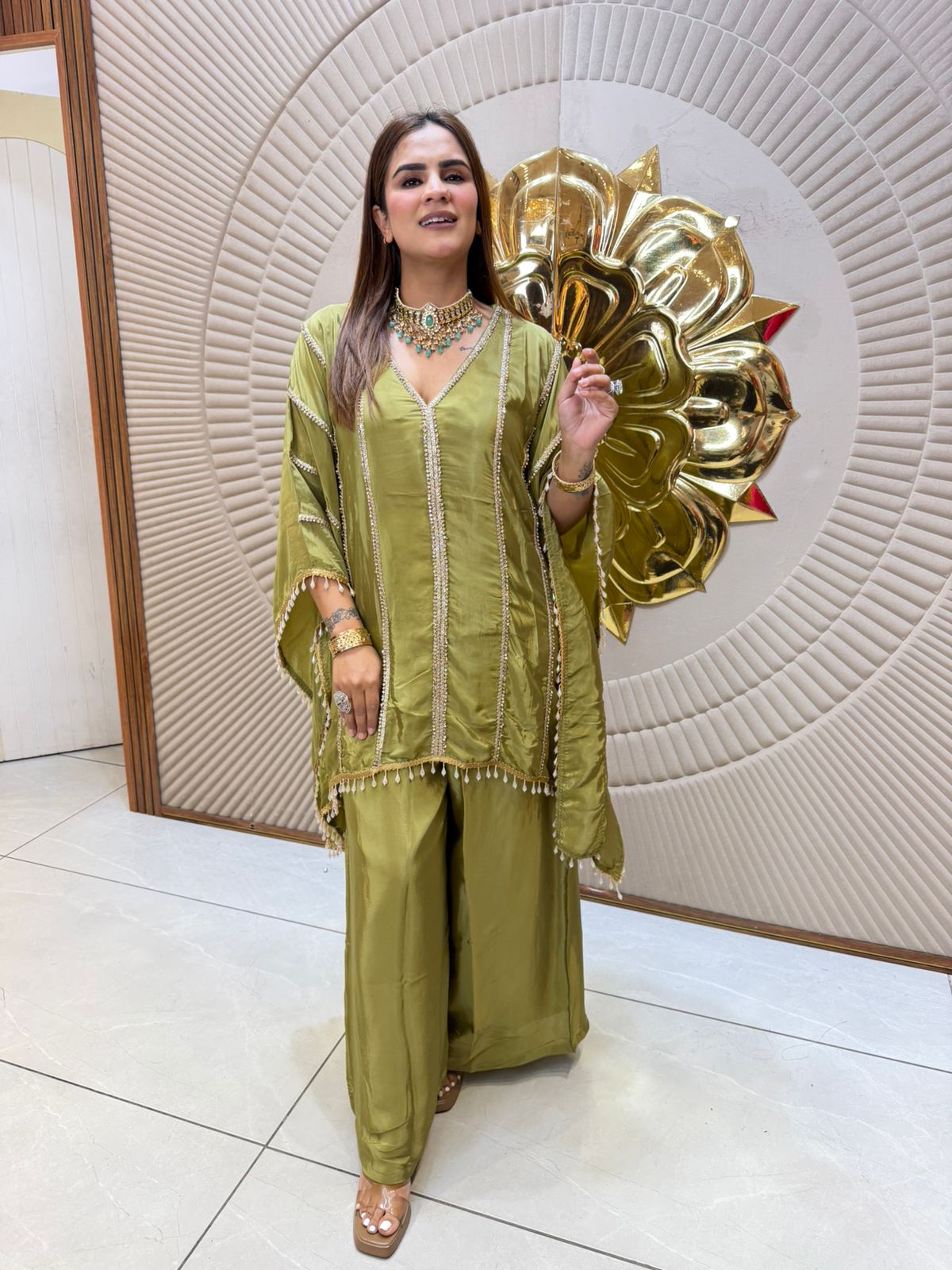 Beautiful elegent designer kaftan pc2531