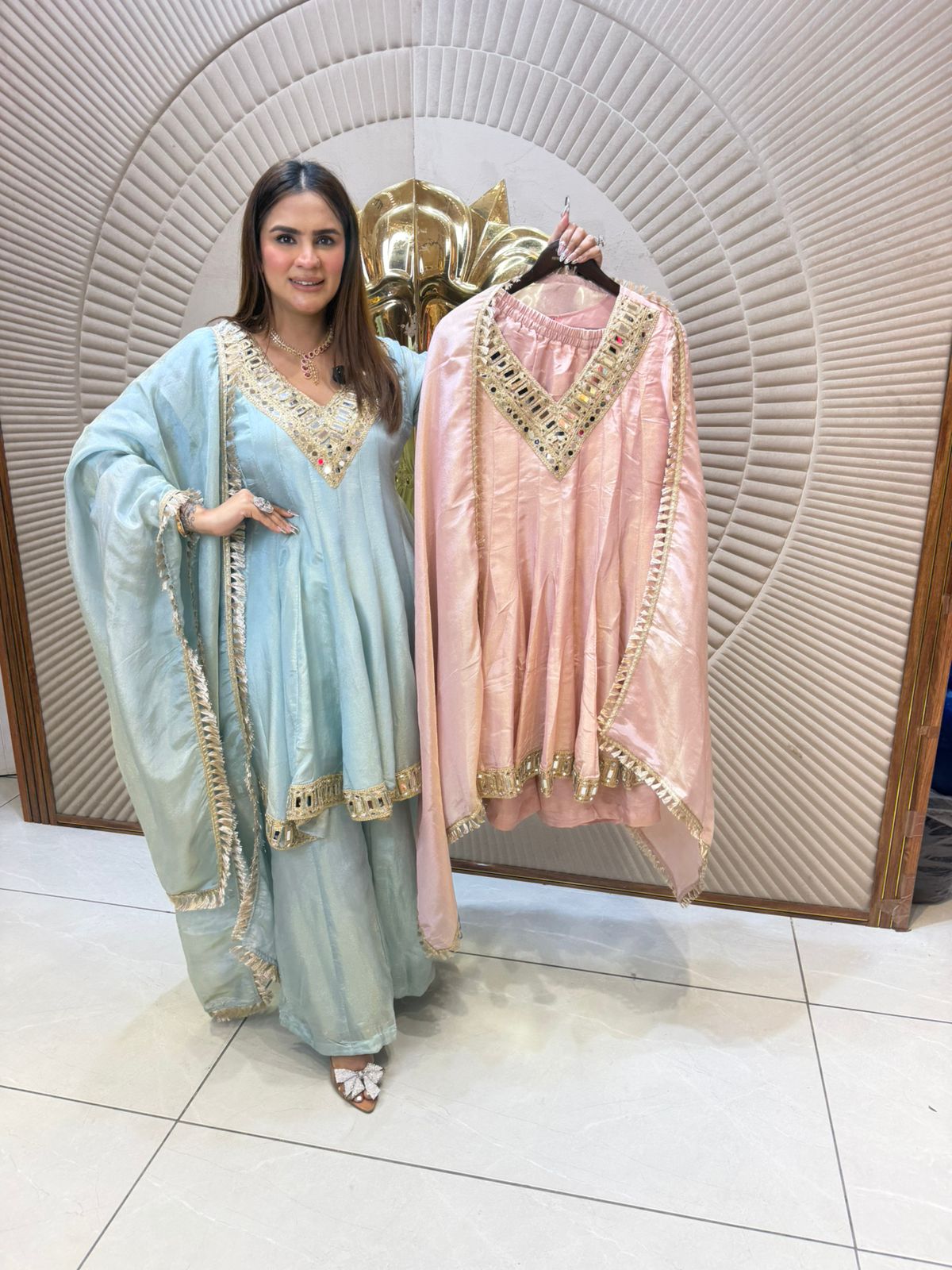 Beautiful elegent party wear suit pc 2665