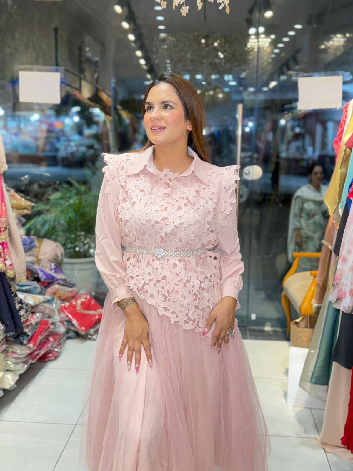 Beautiful elegent Korean dress2764
