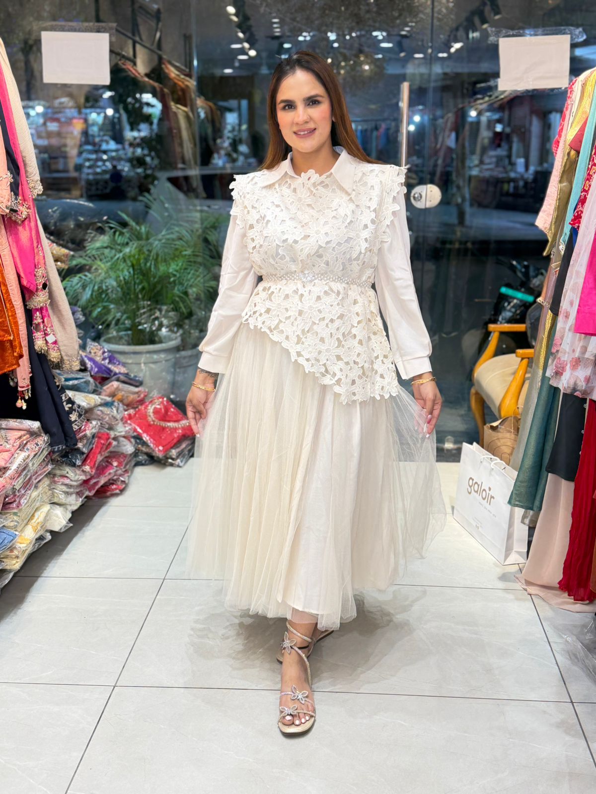 Beautiful elegent Korean dress2764