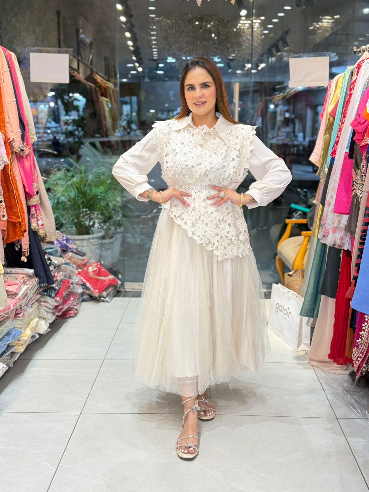 Beautiful elegent Korean dress2764