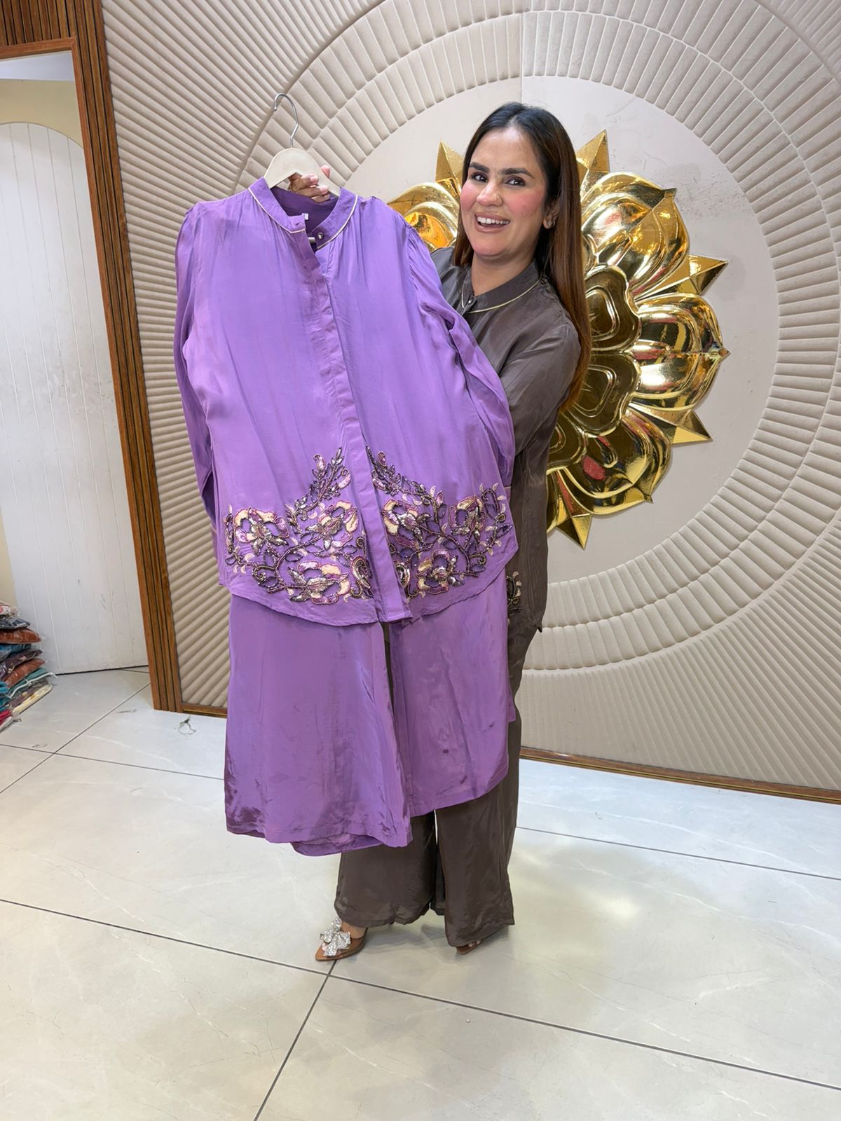 Beautiful elegant party wear cordset pc3034