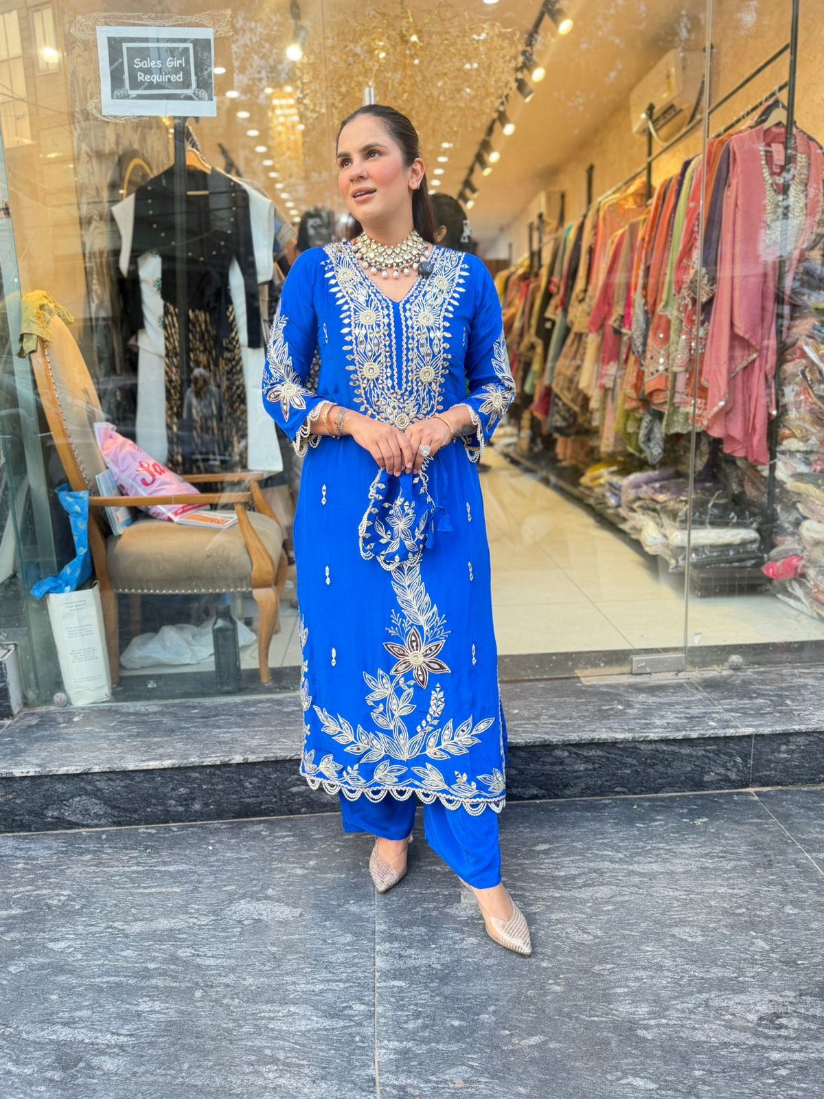 Beautiful elegant partywear kaftan pc3059