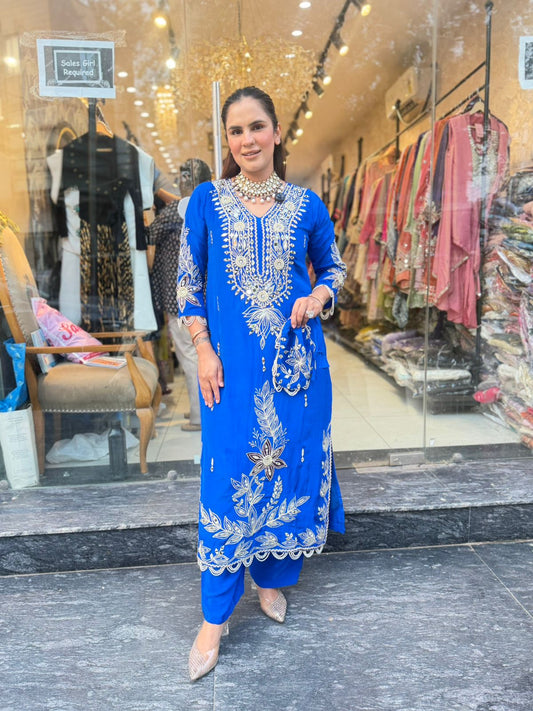 Beautiful elegant partywear kaftan pc3059