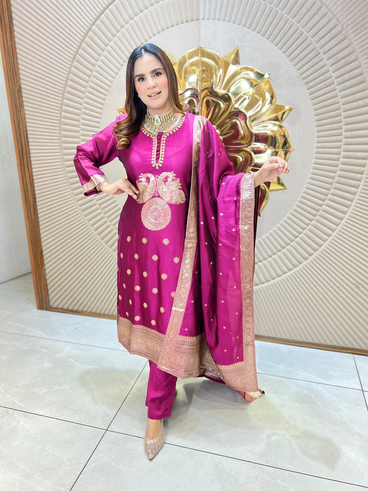 Beautiful elegant partywear suit pc3073