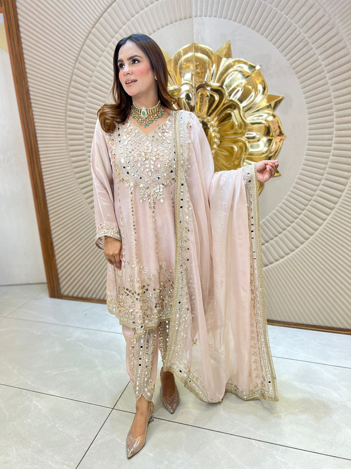 Beautiful elegant partywear suit pc3074