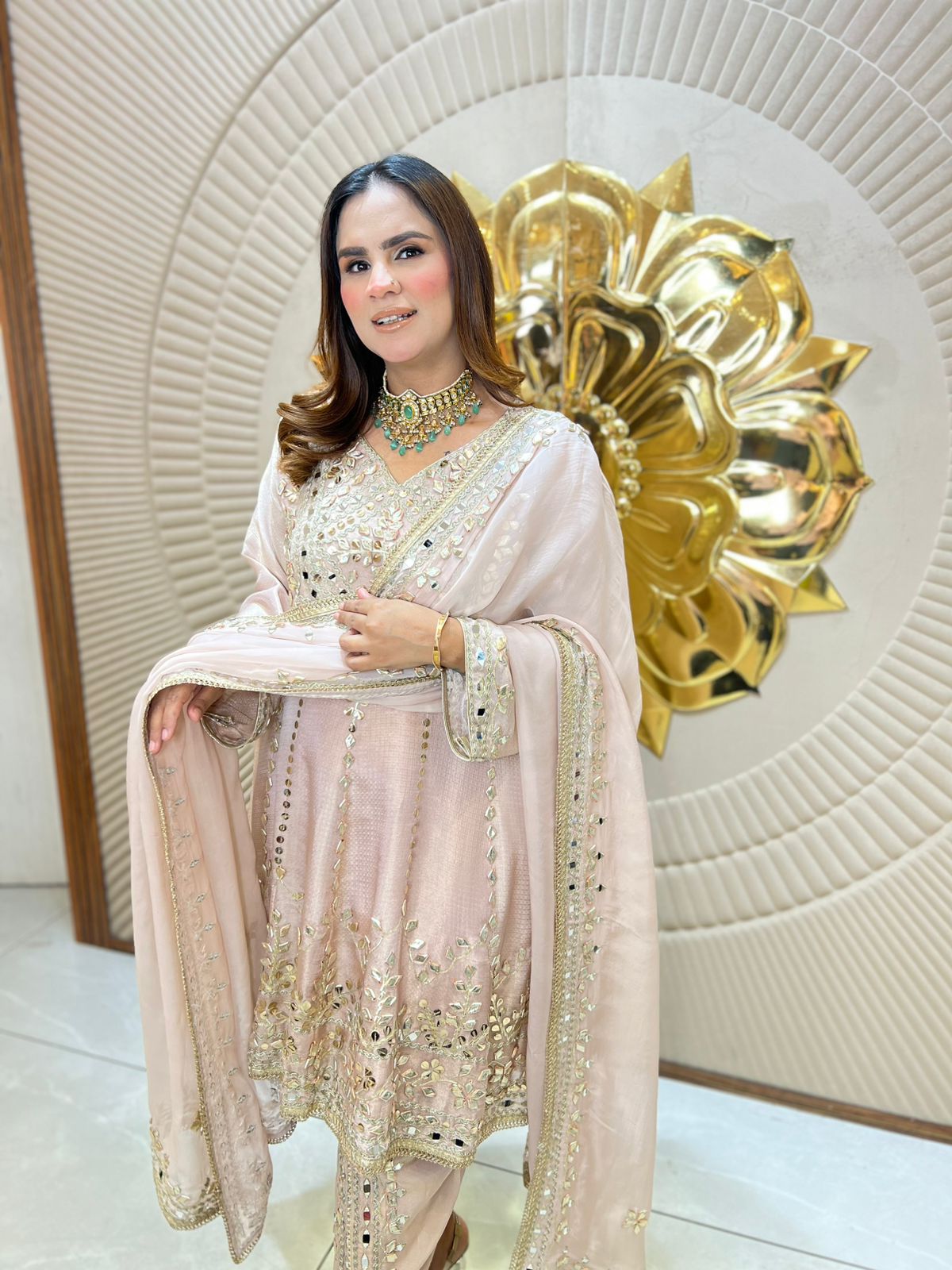 Beautiful elegant partywear suit pc3074