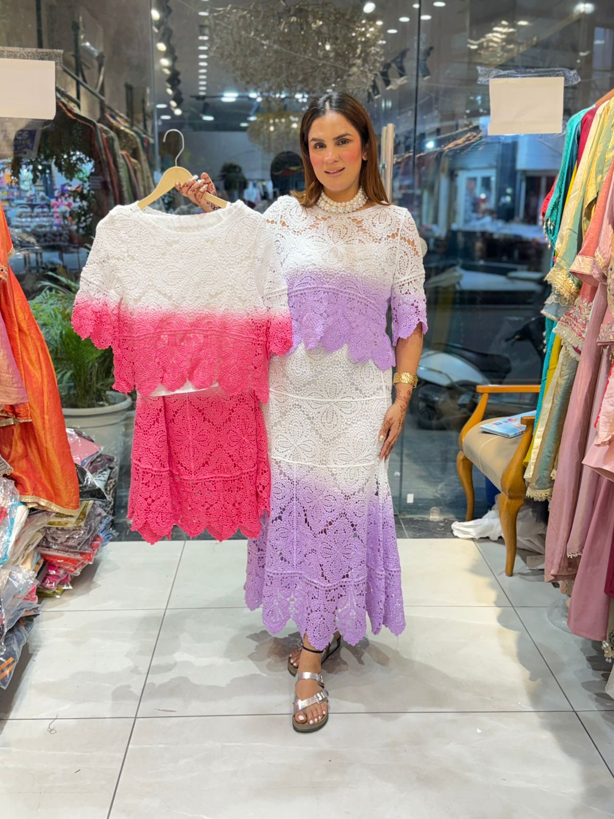 Beutiful elegent skirt top pc2867
