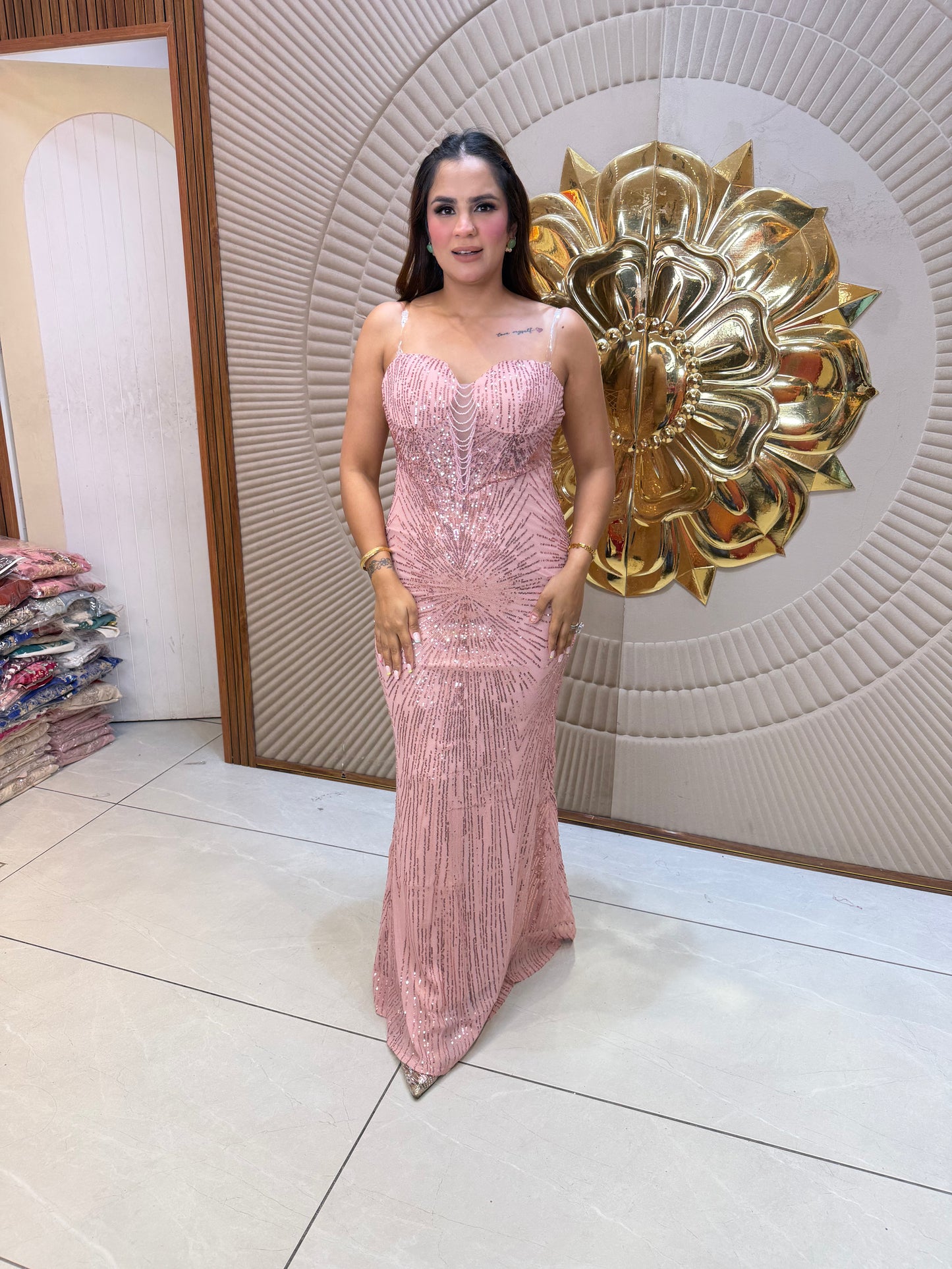 Beutiful elegent partywear dress pc2998