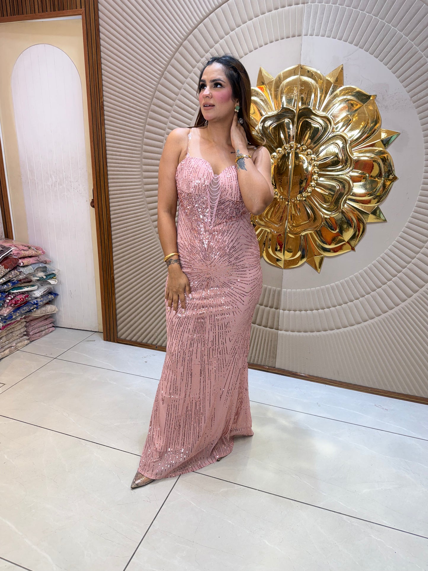 Beutiful elegent partywear dress pc2998