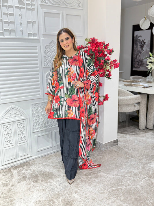 Beautiful Daily Wear Floral Print Suit PC3229
