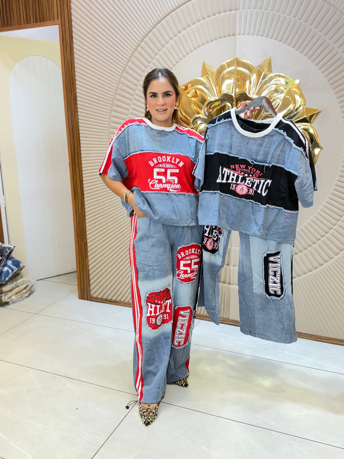 Beautiful Denim Co-Ord Set PC3240