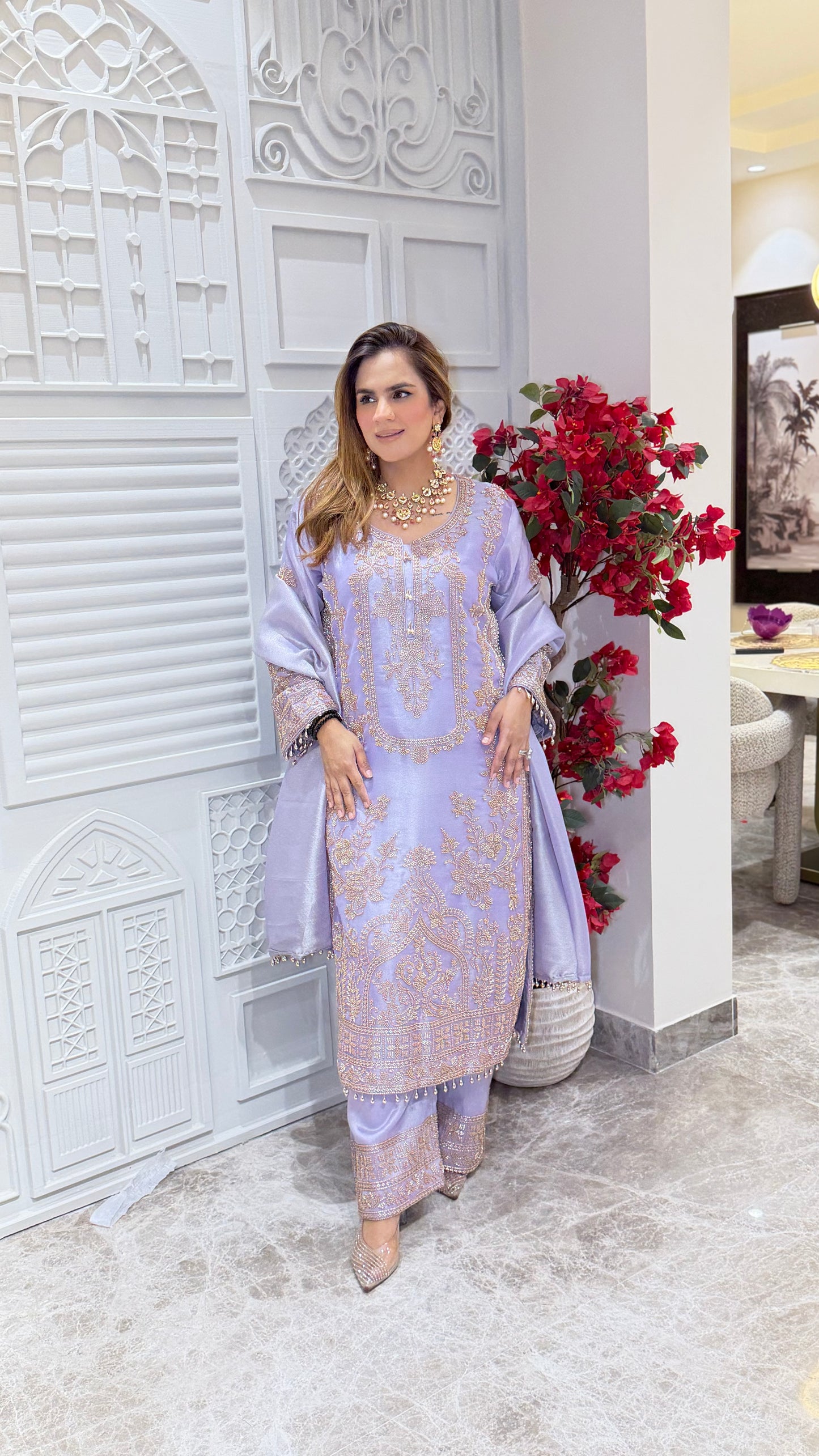 Elegant Suit with Heavy Work PC3278