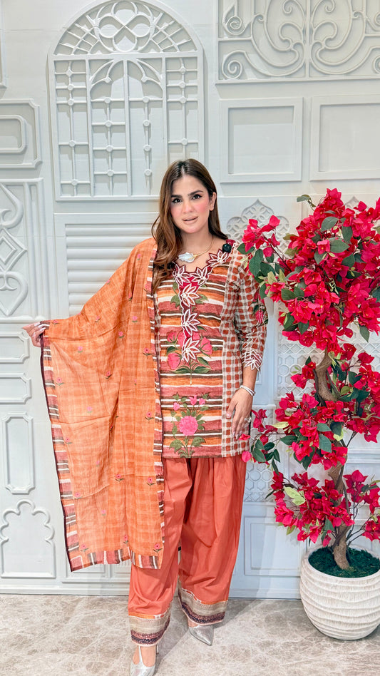 Beautiful Printed Suit pc3340