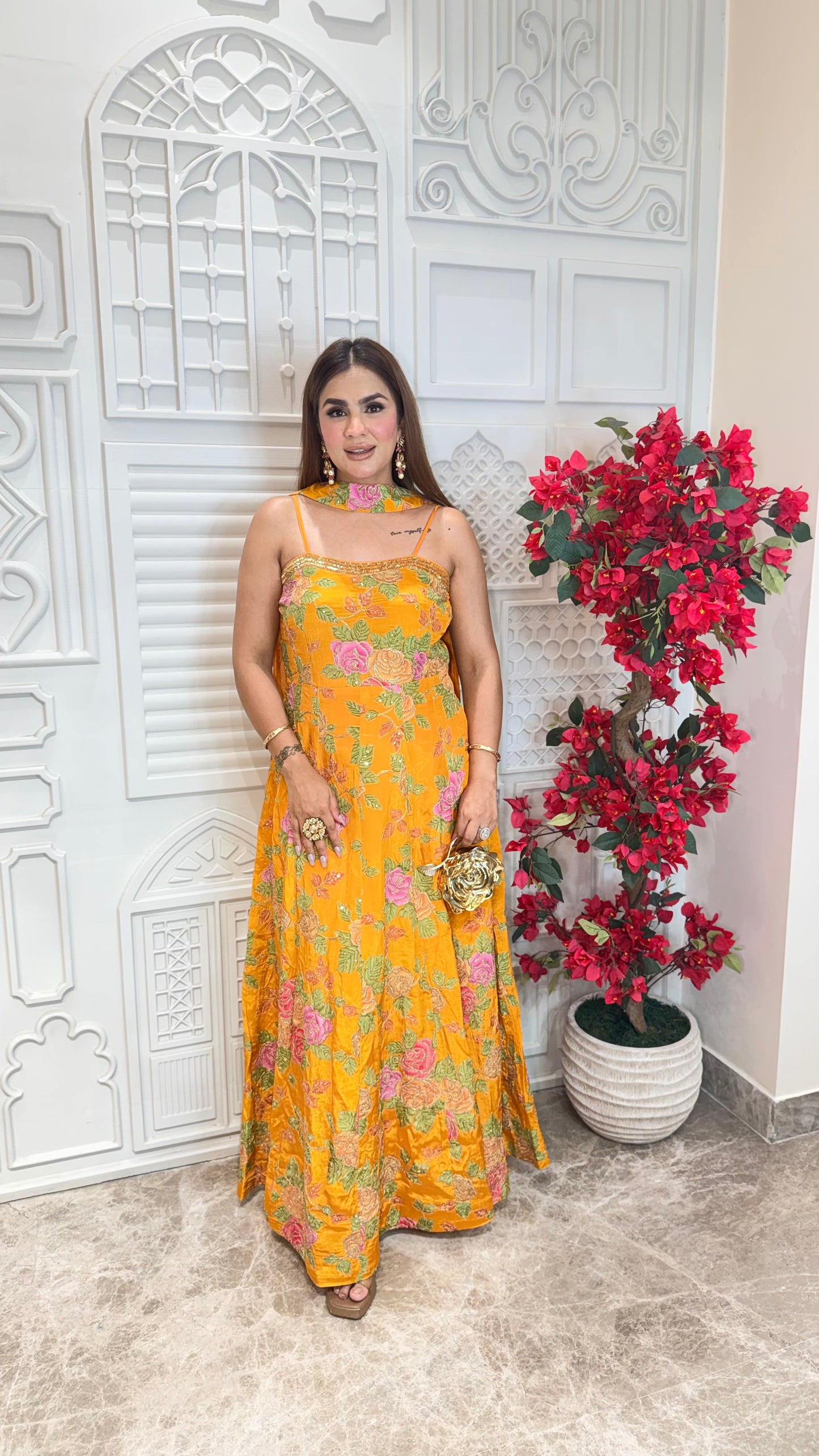 Beautiful Flower Print PC3347