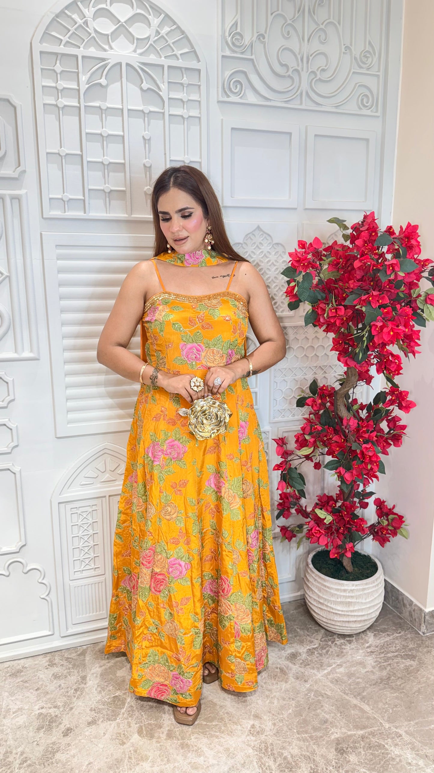 Beautiful Flower Print PC3347