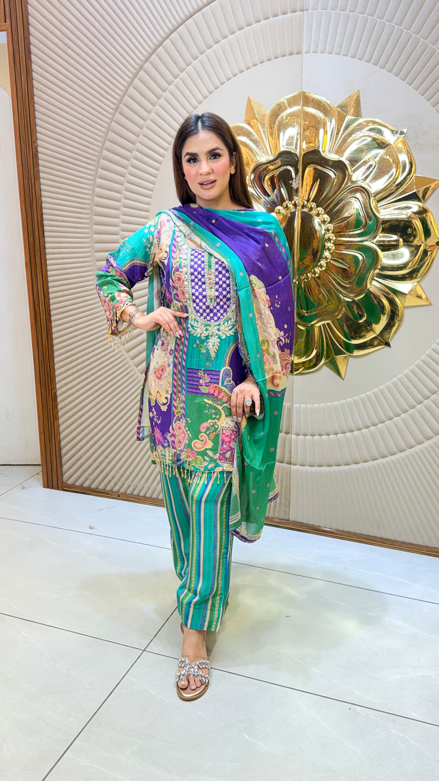 Elegant Printed Suit PC3351